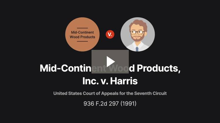 Mid-Continent Wood Products, Inc. v. Harris