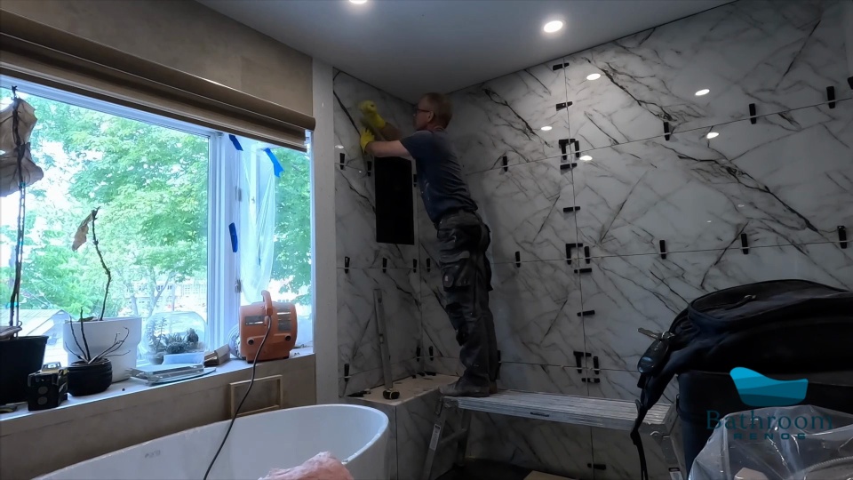 Bathroom renovation video