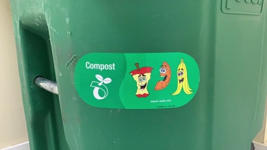 Compost Organic Waste Only Recycling Sticker