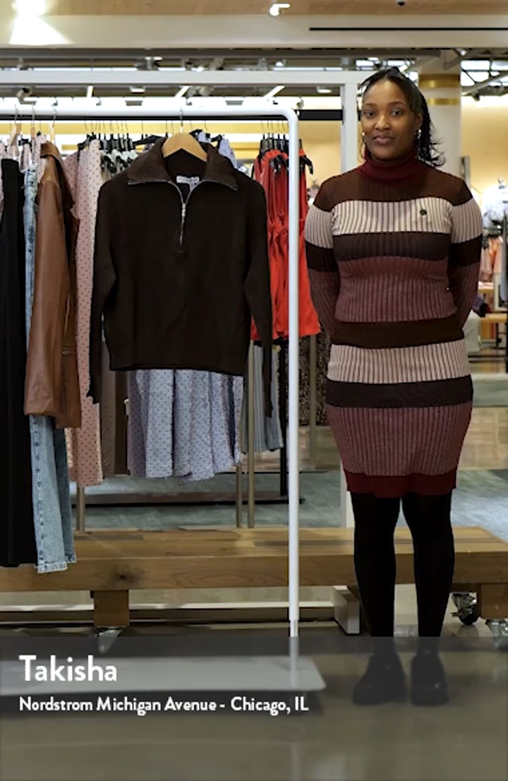 MANGO Half Zip Sweater | Nordstrom
