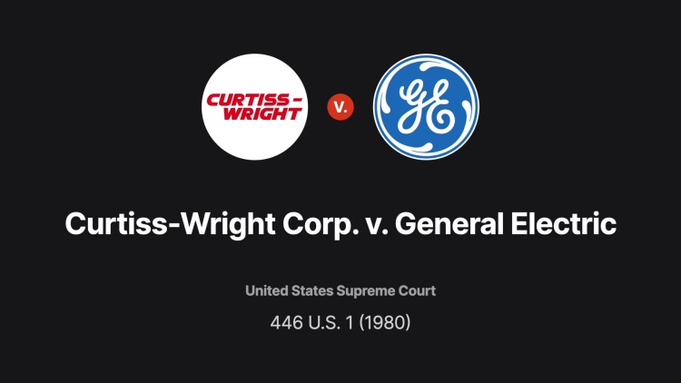 Curtiss-Wright Corp. v. General Electric Co.