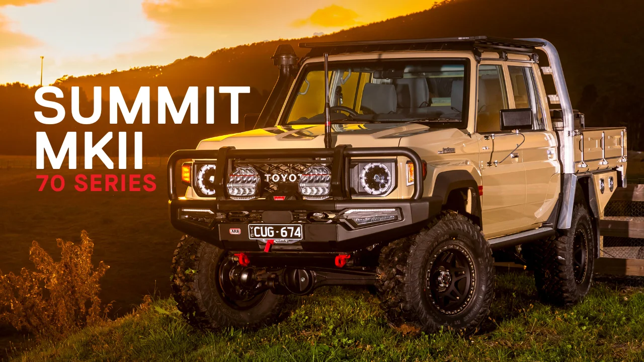 ARB The Best 　 POWER UP! HOUND DOG LandCruiser 70 Series MY24+ Accessories | ARB 4x4 Accessories