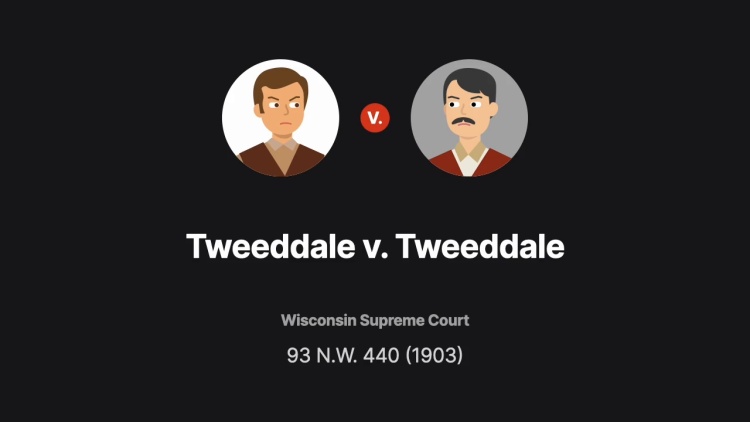 Tweeddale v. Tweeddale