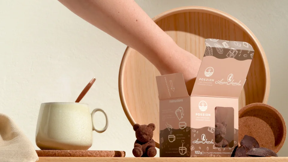 Coffret de 8 chocolats chauds 3D - Rien ne se perd, tout se crée