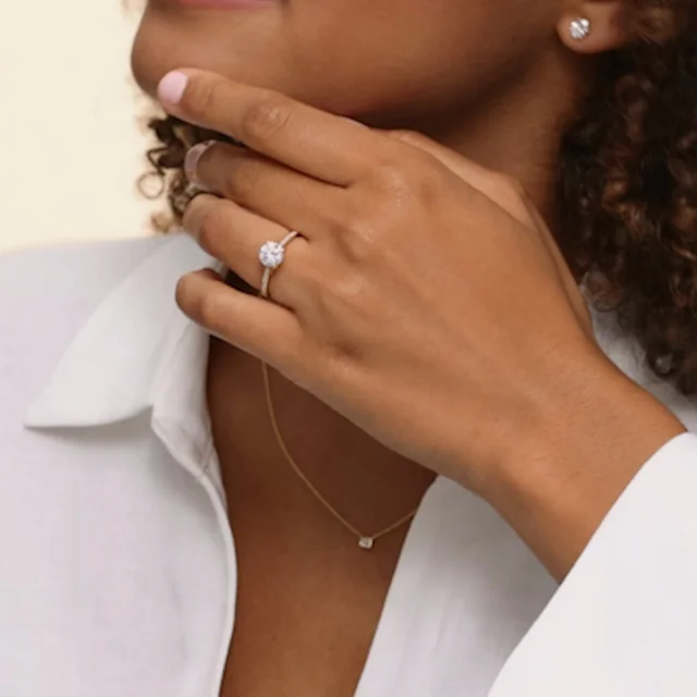 18K Yellow Gold Luxe Dawn Diamond Ring