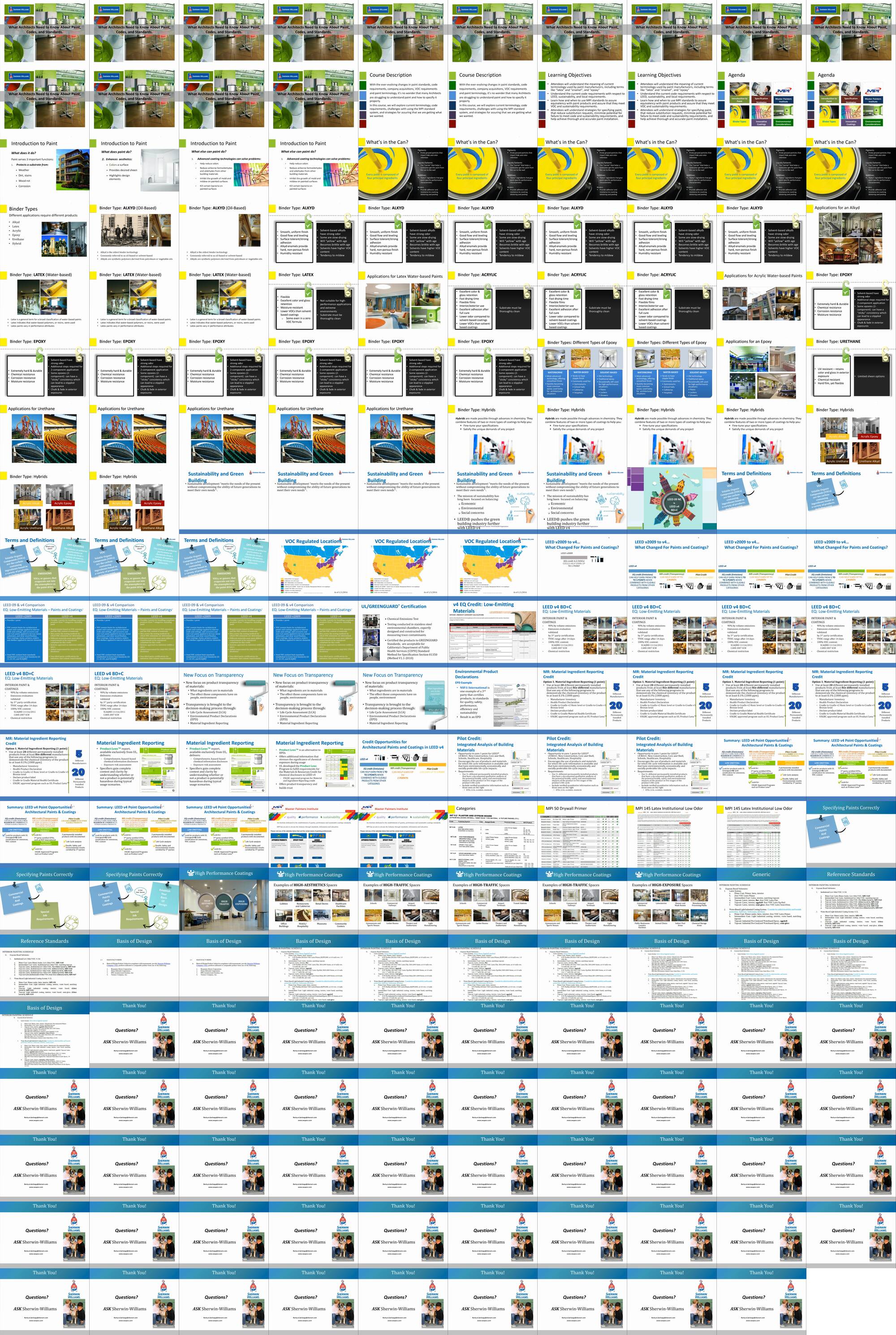 What Architects Need to Know about Paint, Codes, and Standards CSI