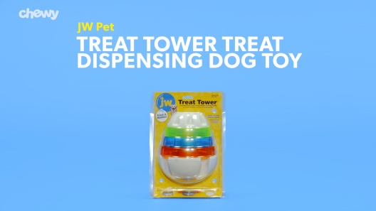 JW Treat Tower Treat Dispensing Dog Toy