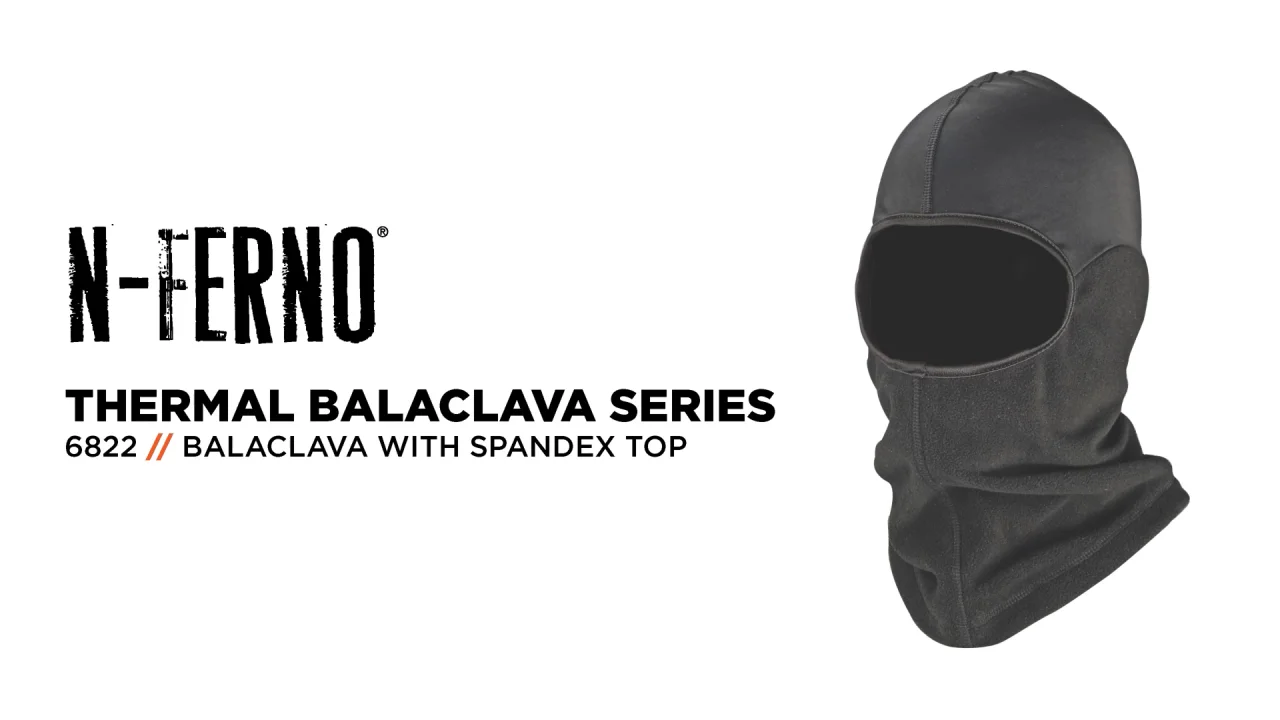 The N-Ferno 6822 Balaclava Features a Lightweight Spandex Top for