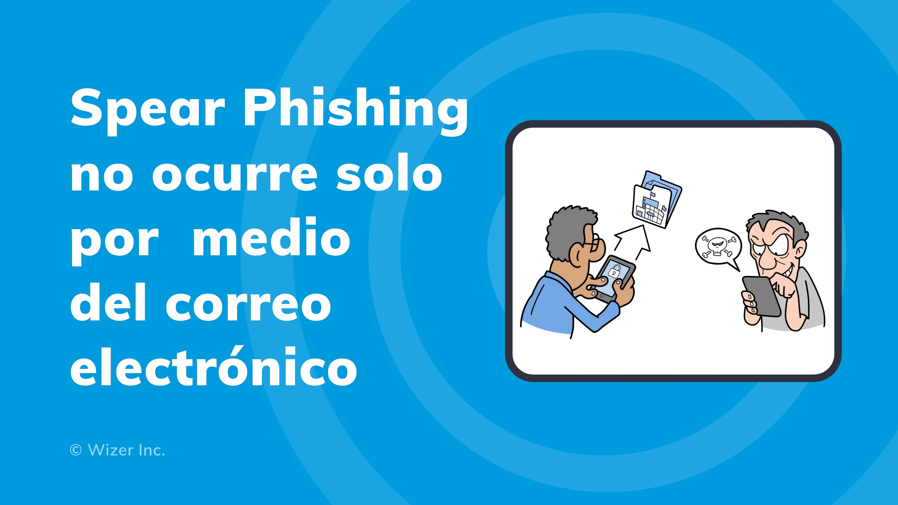 Spear Phishing no ocurre solo por  medio del correo electrónico