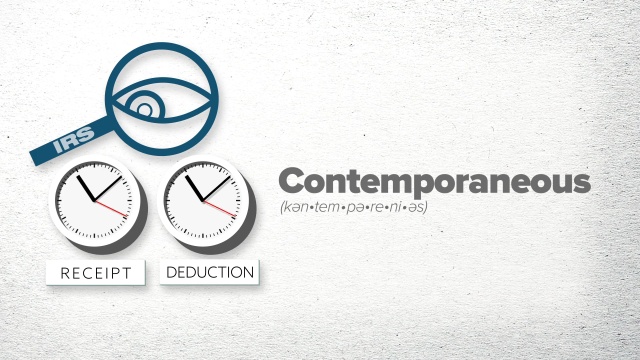 Tax Terms: Contemporaneous