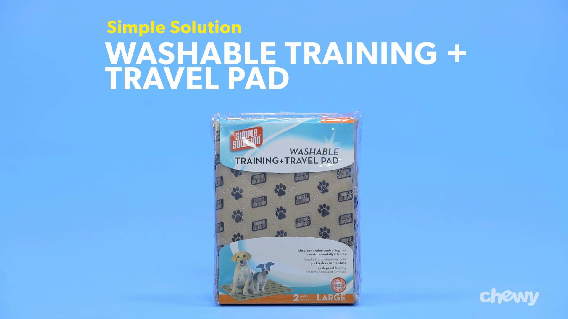 simple solution washable training pads