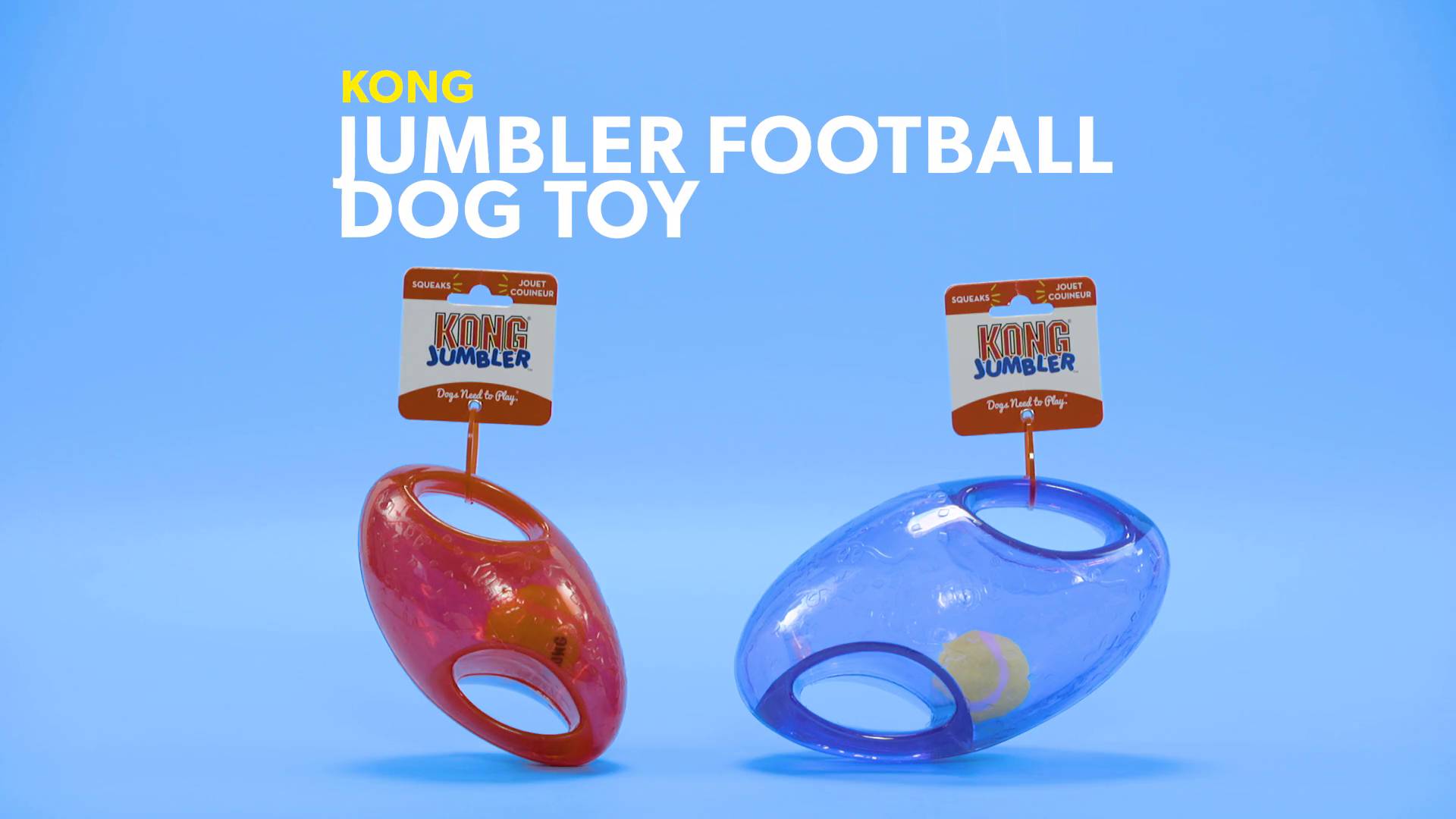 Kong jumbler hotsell football dog toy