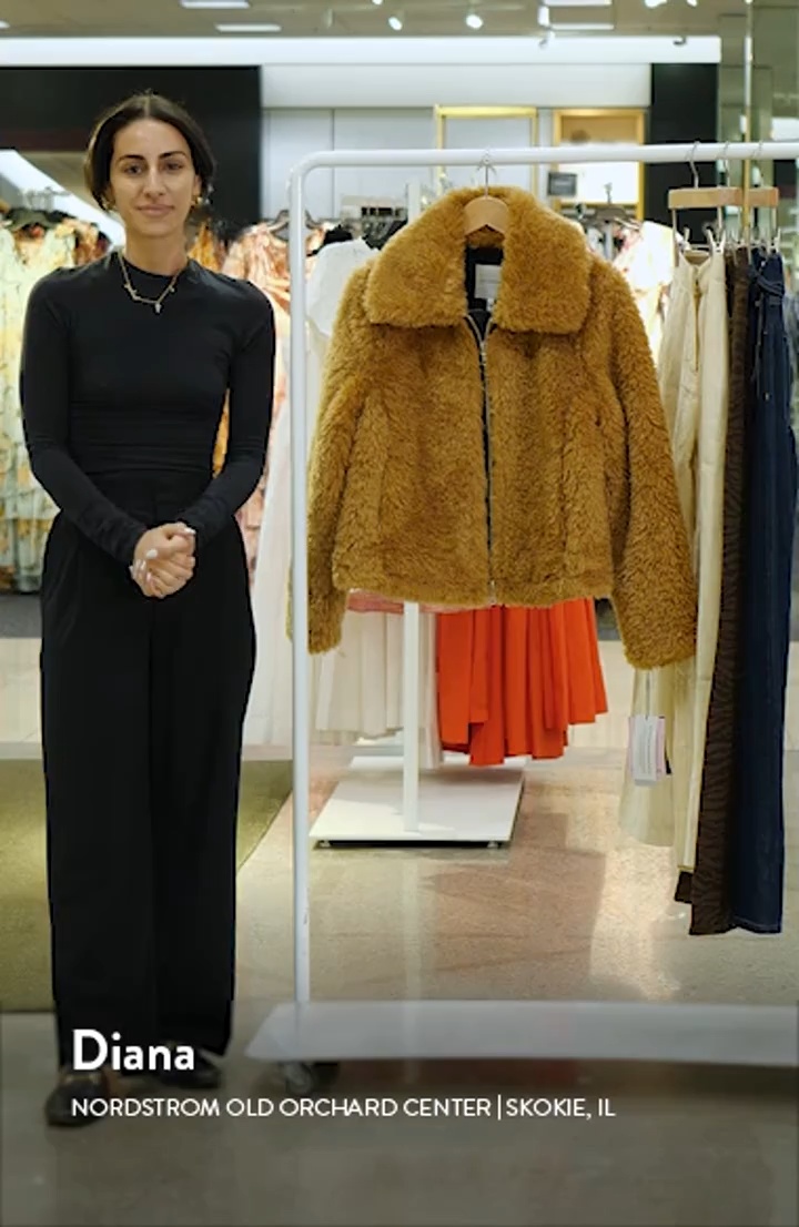 セール☆送料込み☆Avec Les Filles Faux Fur Zip-Up Jacket Avec Les Filles Faux Fur Zip-Up Jacket | Nordstrom