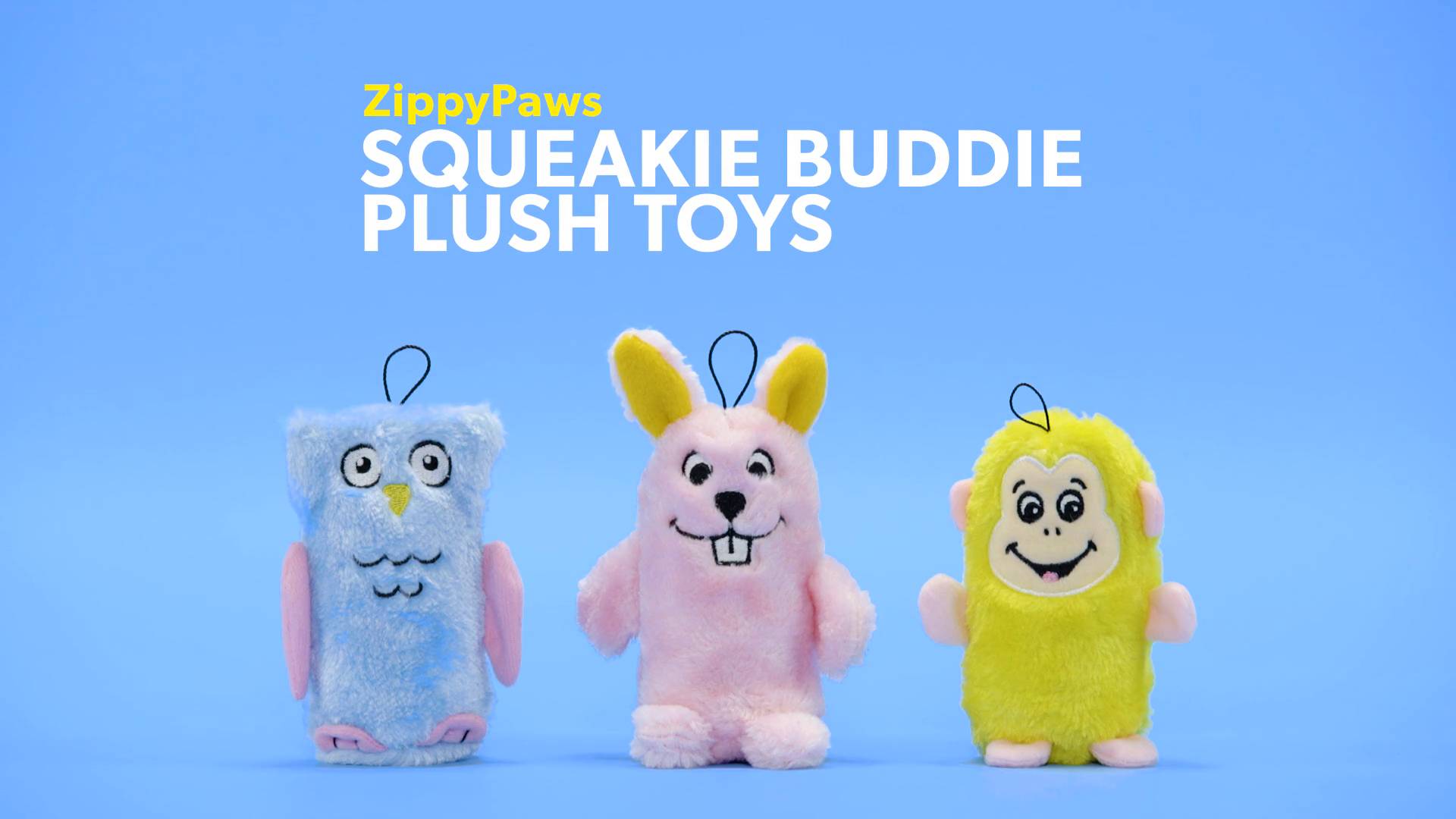 zippypaws squeakie pup plush