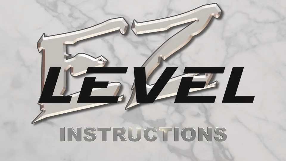 Instructions EZLevel Levelers