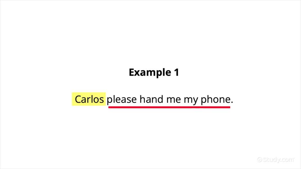 Using Commas with Direct Address | English | Study.com