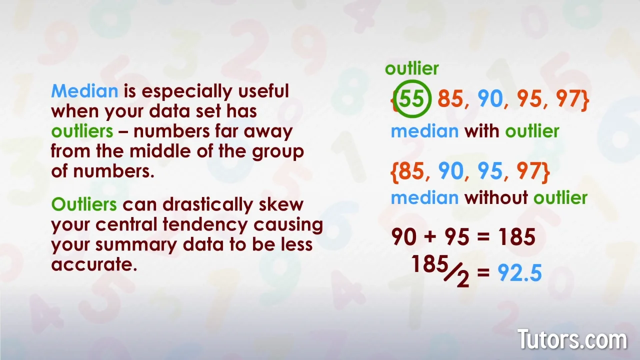 mean median mode examples