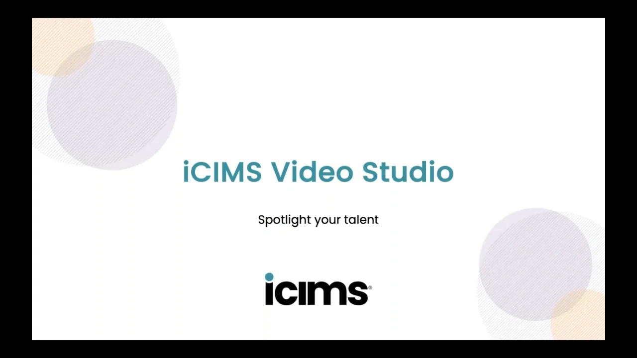 iCIMS Video Studio Demo 4.24.2021