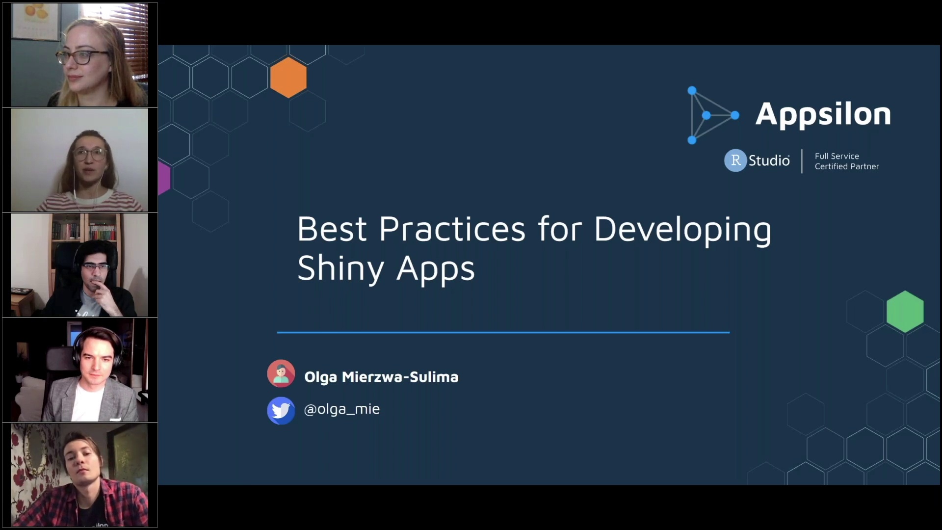 Best Practices for Developing Shiny Apps RStudio