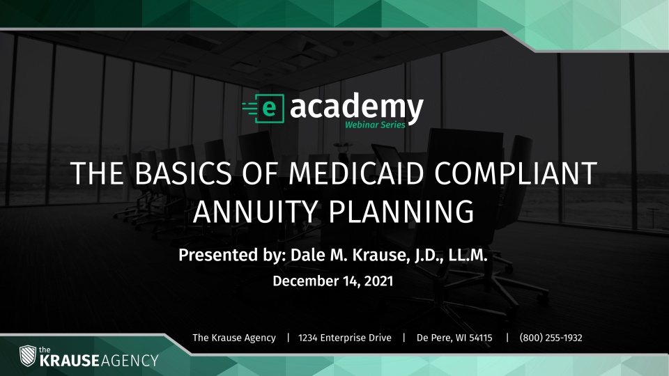 The Basics of Medicaid Compliant Annuity Planning