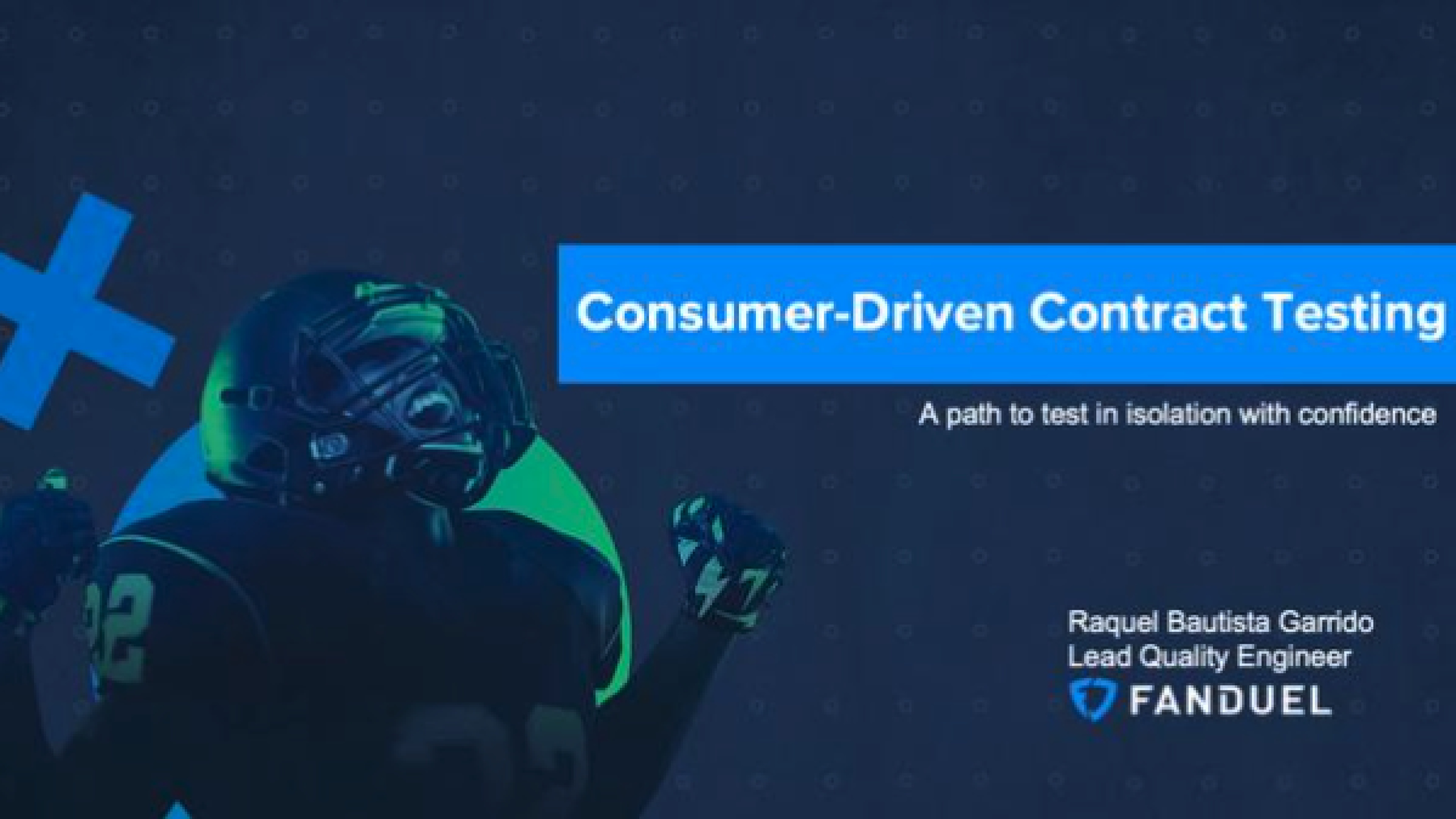 Consumer Driven Contract Testing - Raquel Bautista-Garrido