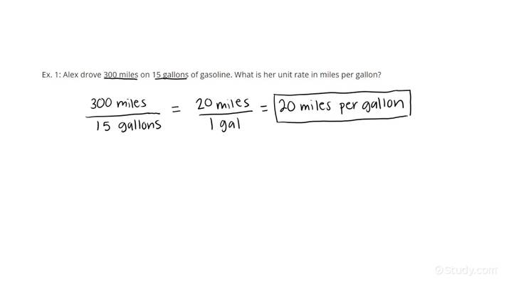 How To Describe A Ratio As A Unit Rate Math Study