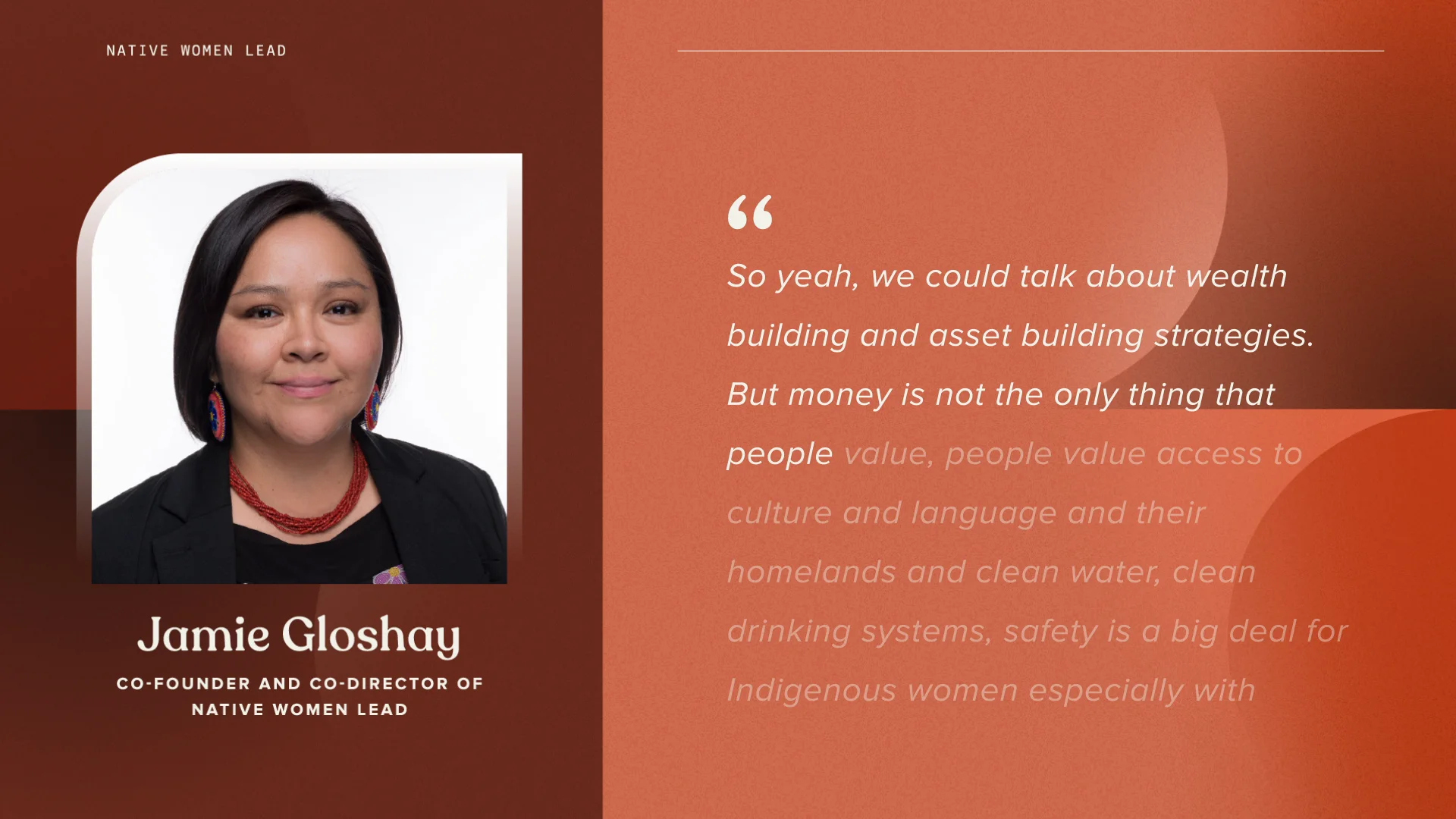 Defining success within an Indigenous worldview