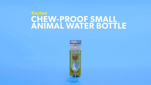 Kaytee Chew Proof Glass Water Bottle for Guinea Pig, Rat & Small Animals  12oz.