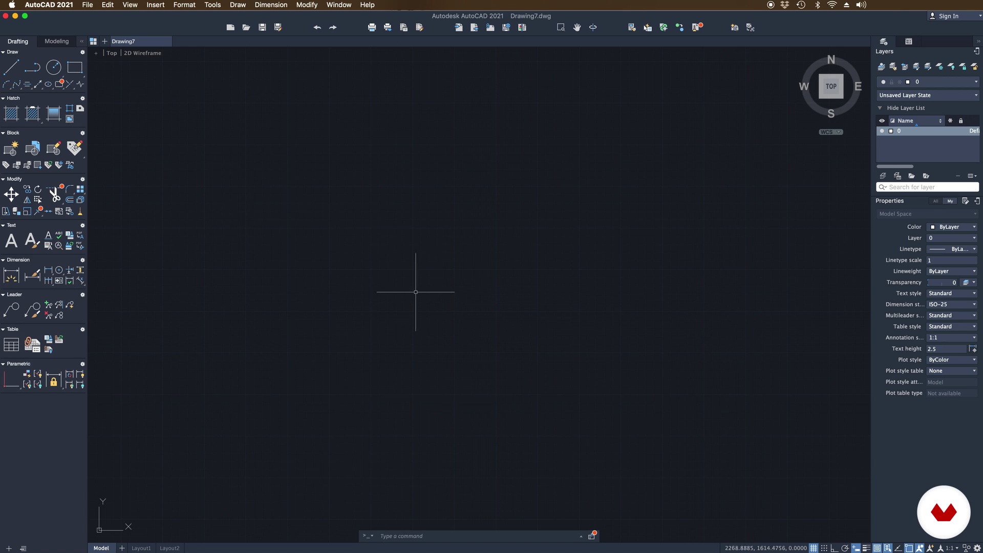 customize workspace is autocad for mac