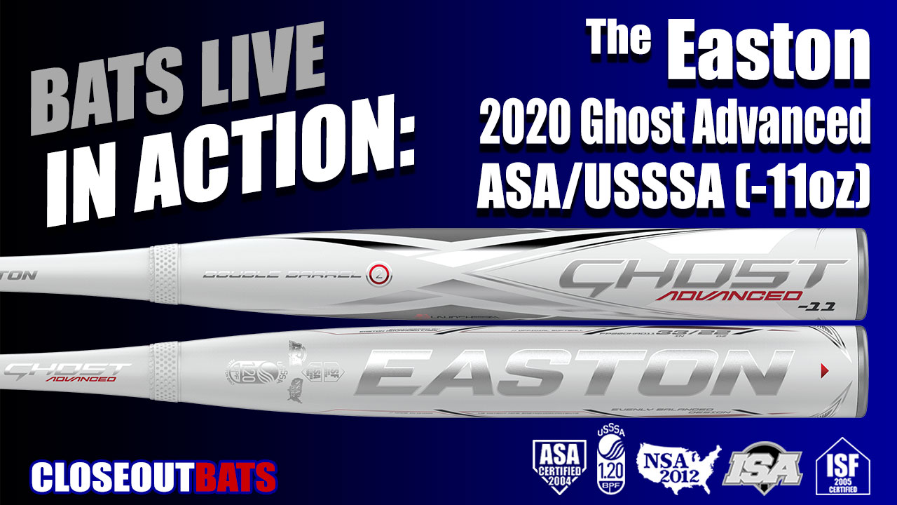 FP20GH10 2020 Easton Ghost Double Barrel 10 Fastpitch Softball Bat 32" 
