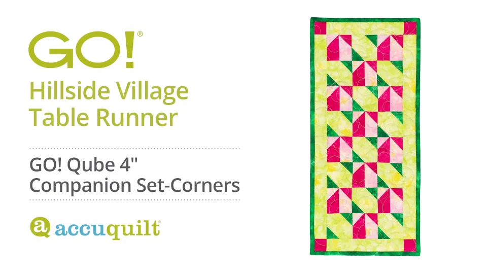  AccuQuilt GO! Qube 5 Inch Companion Set Corners with