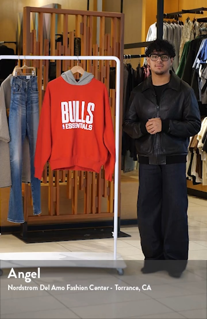 Fear of God Essentials x NBA Bulls Sports Fit Hoodie | Nordstrom