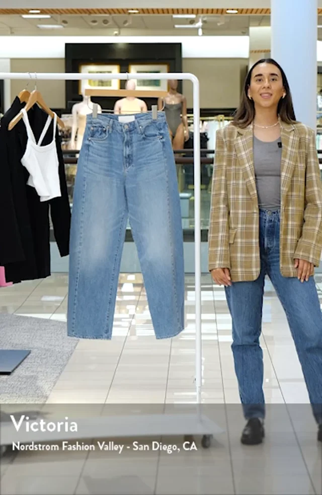 MOTHER The Half Pipe Flood High Waist Barrel Jeans Nordstrom - Main Image