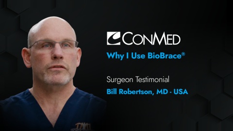 Dr. Bill Robertson - BioBrace® Reinforced BioInductive Implant - Surgeon Testimonial