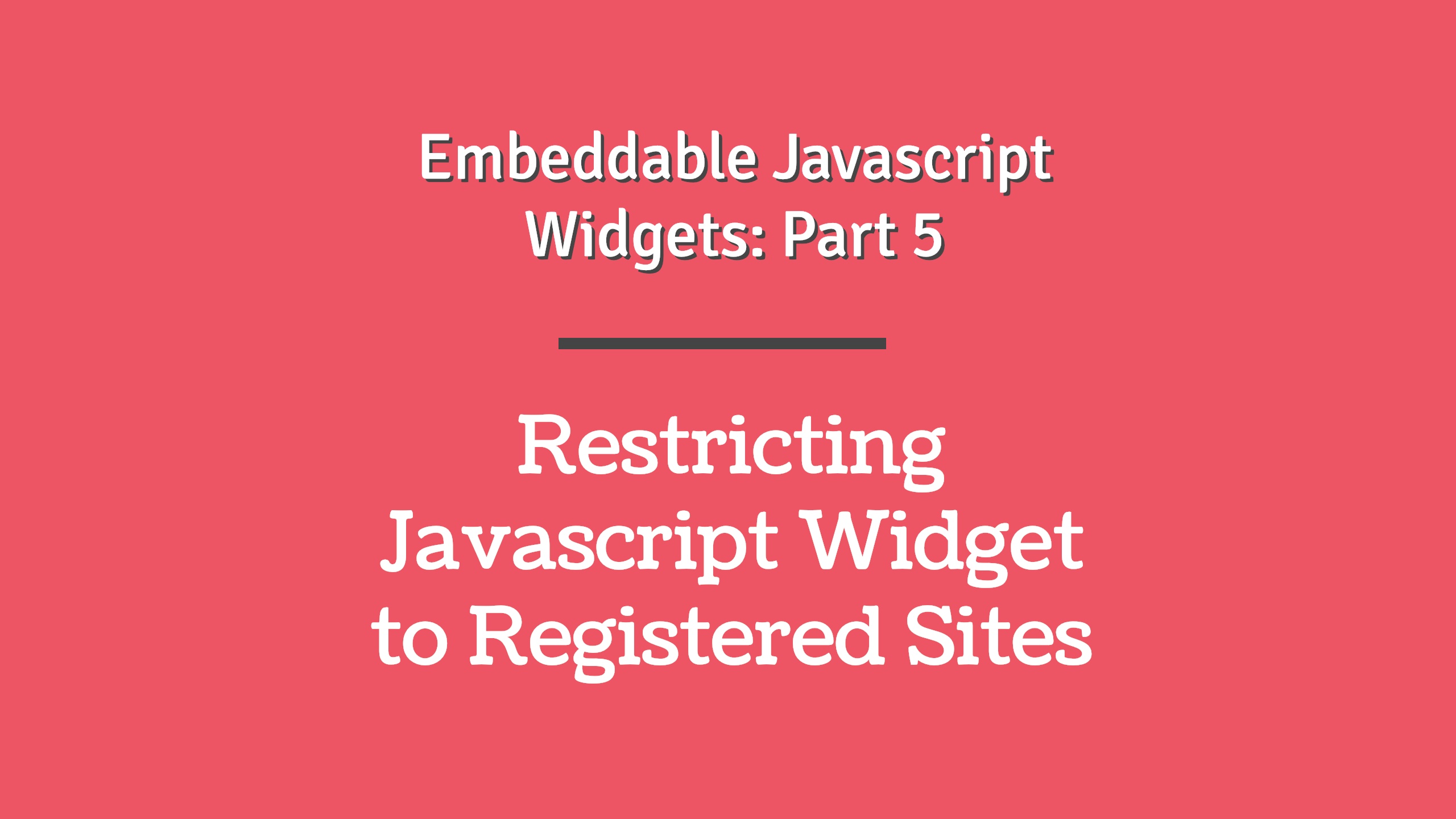 Widget js. Widget on js.