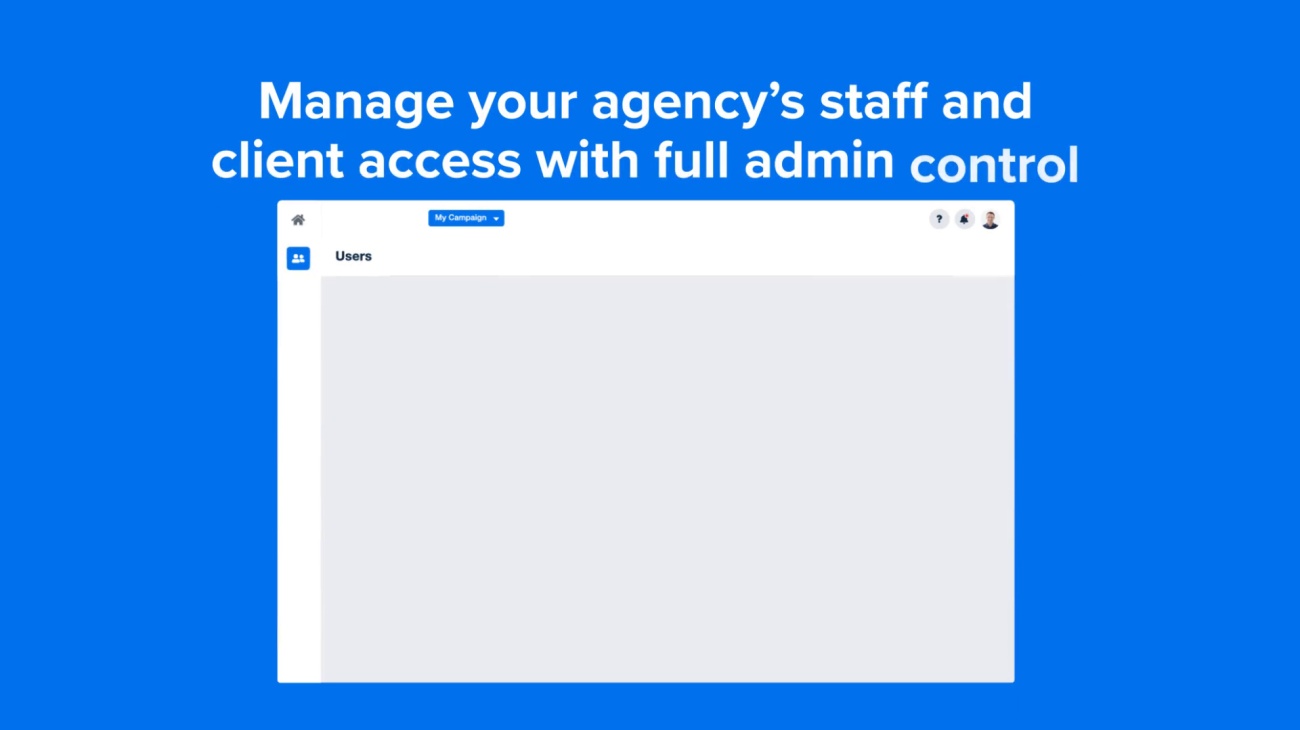 Admin Feature Box Personalization and Customizable Admin Features | AgencyAnalytics