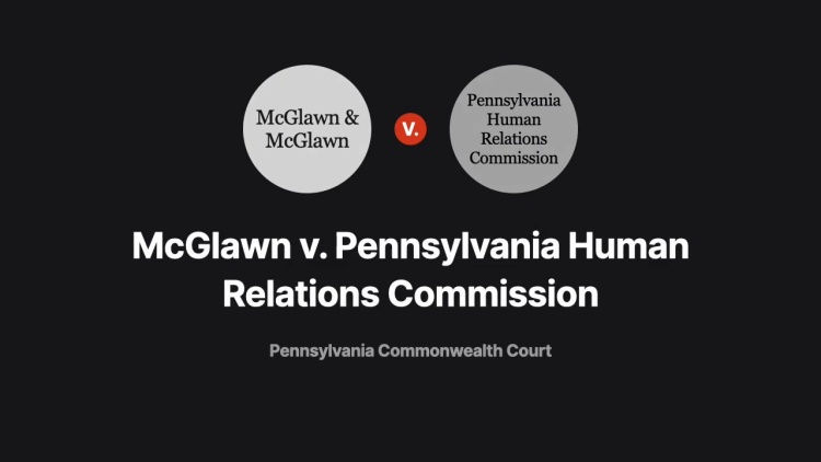 McGlawn v. Pennsylvania Human Relations Commission