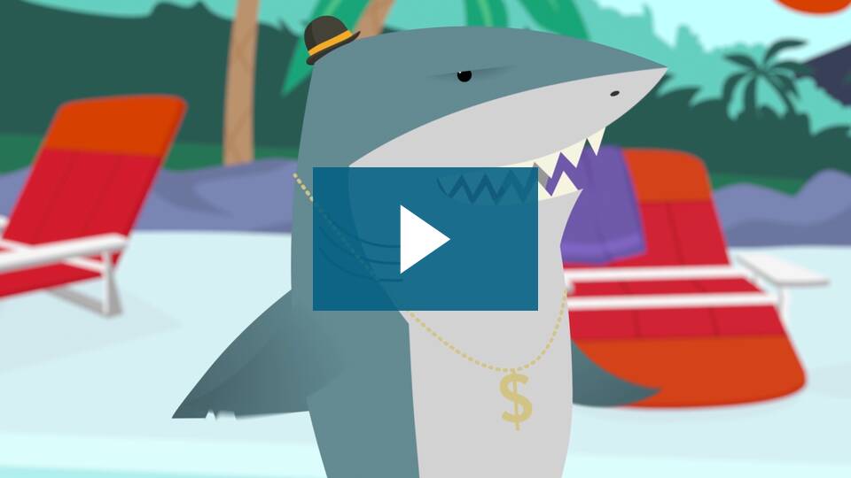 Video thumbnail for Predatory Lending with a play button over the top.
