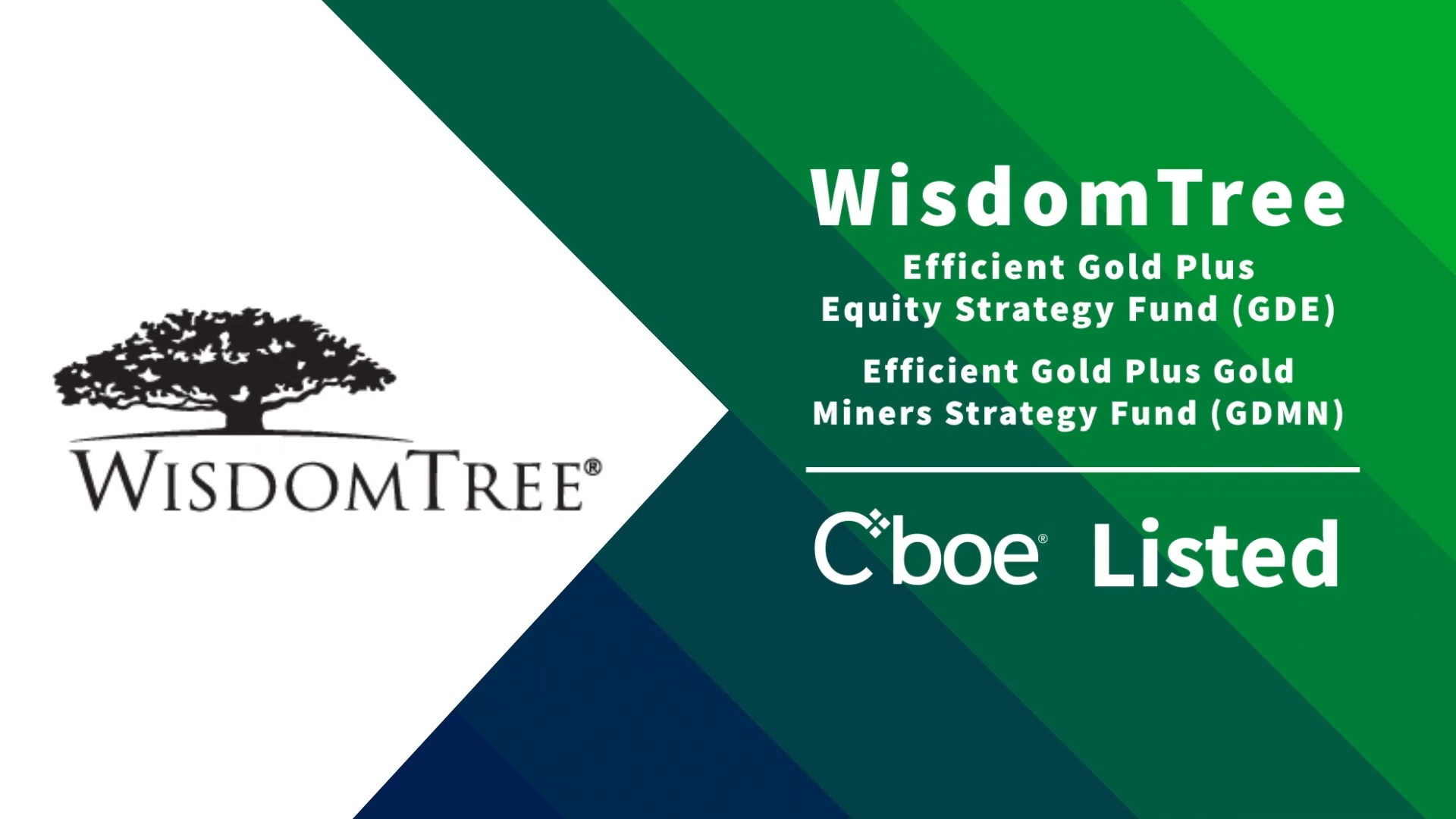 Investors Education 3 Questions in 3 Minutes: WisdomTree Efficient Gold ...