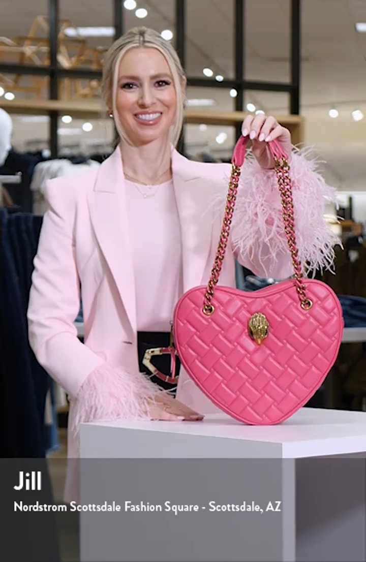 Kurt Geiger London Kensington Quilted Leather Heart Bag | Nordstrom