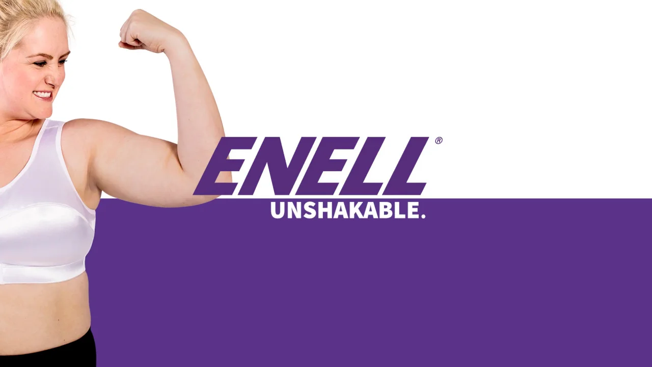 Enell Women's Full Figure High Impact Wire-free Sports Bra - 100-5-8 7  Black : Target