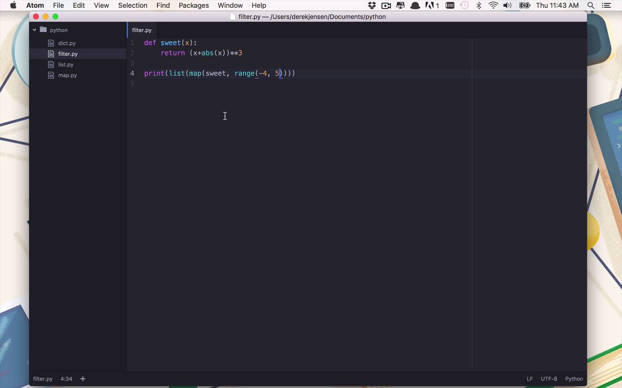 Learn to Code With Python - Filter