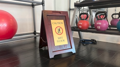 Custom Add Your Own Wording FloorBoss Elite Floor Sign 