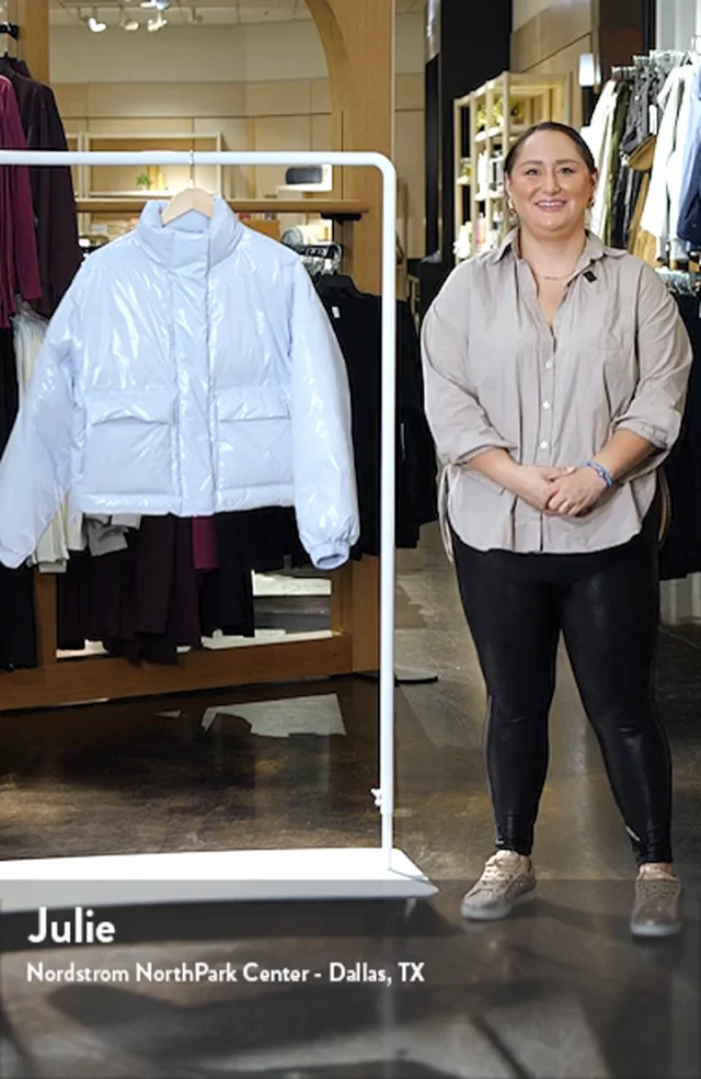 Sweaty Betty Shine Crop Puffer Jacket | Nordstrom