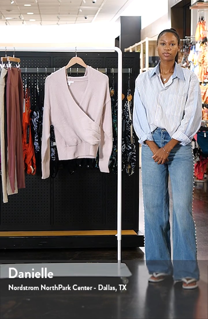 Zella Surplice Hoodie Sweater | Nordstromrack