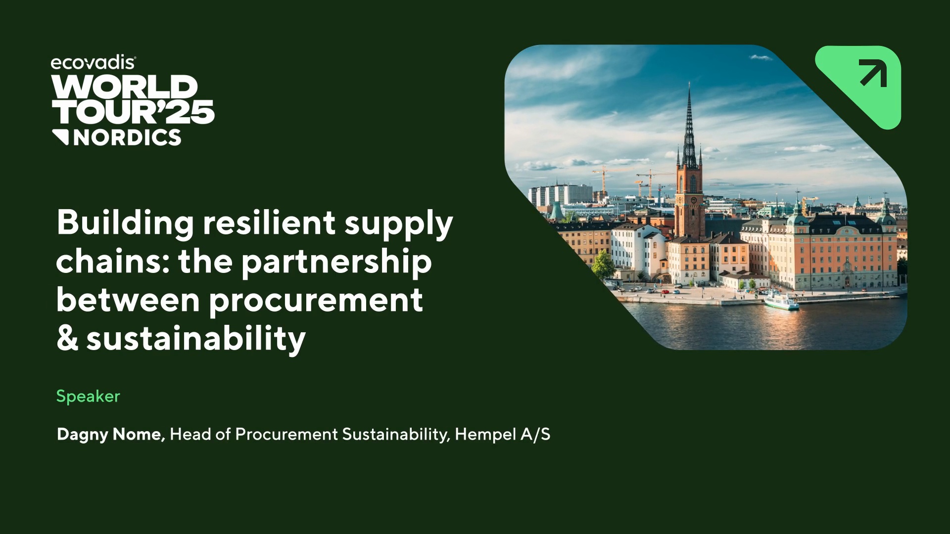 Building resilient supply chains: the partnership between procurement ...