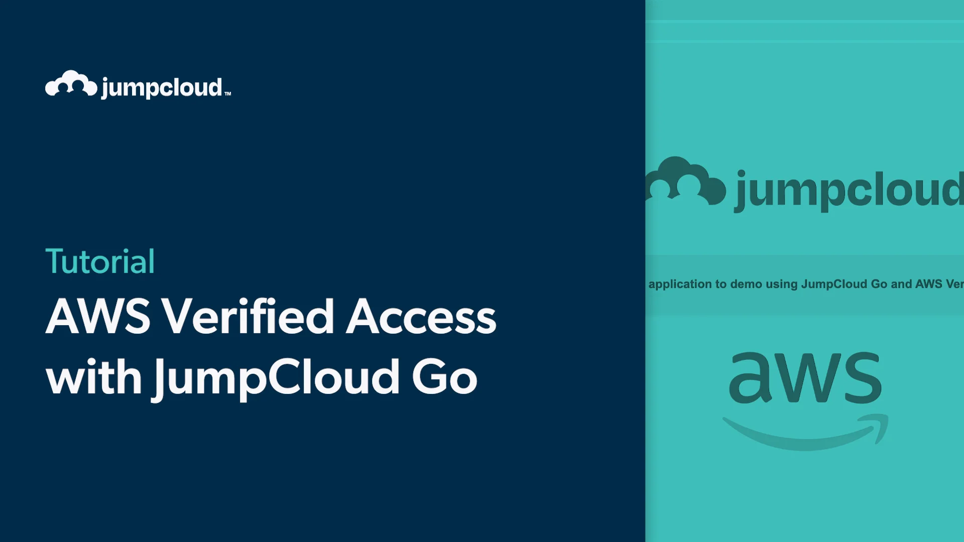 Tutorial: AWS Verified Access With JumpCloud Go