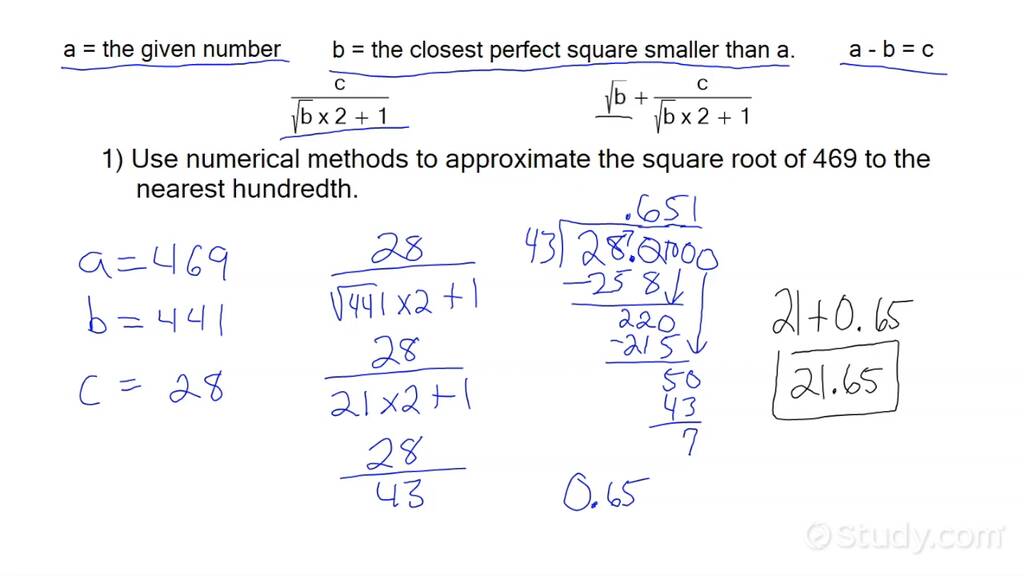 using-numerical-methods-to-approximate-a-square-root-to-the-nearest-hundredth-algebra-study