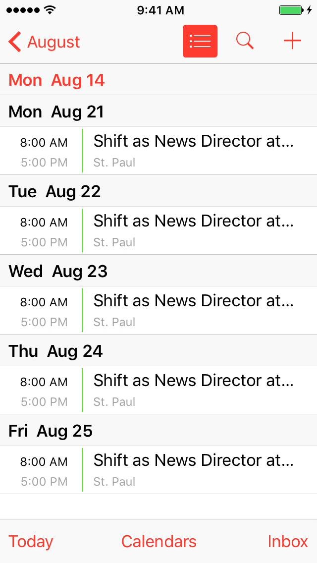 Syncing Your Schedule to the iOS Calendar App – When I Work Help Center