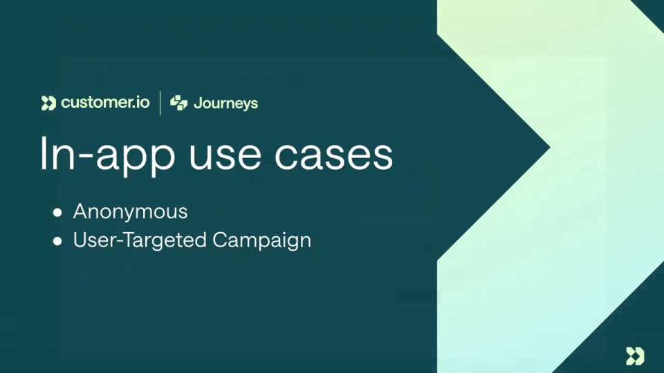 In-app messages provide a way to engage with people not only in your mobile app, but also on your website. This video provides some examples to demostrate the power and versatility of in-app messages.